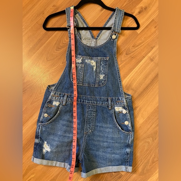 Topshop jeans denim overalls size 4 - Picture 4 of 6